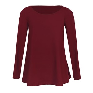 Organic tunic Afra, aubergine from Frija Omina