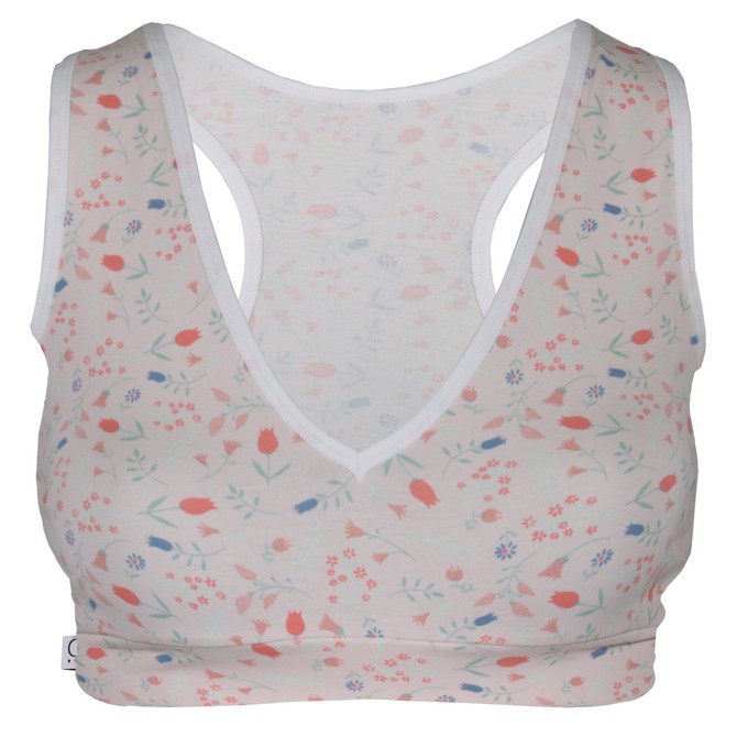 Organic sports top Athla Martha (pink) from Frija Omina