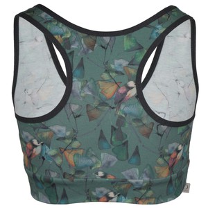 Organic sports top Athla Ginko green from Frija Omina