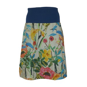 Organic skirt Freudian, paradise / blue from Frija Omina