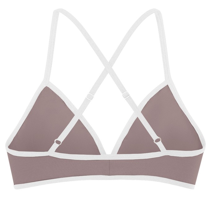 Set: Bio bra + hipster panties, taupe from Frija Omina