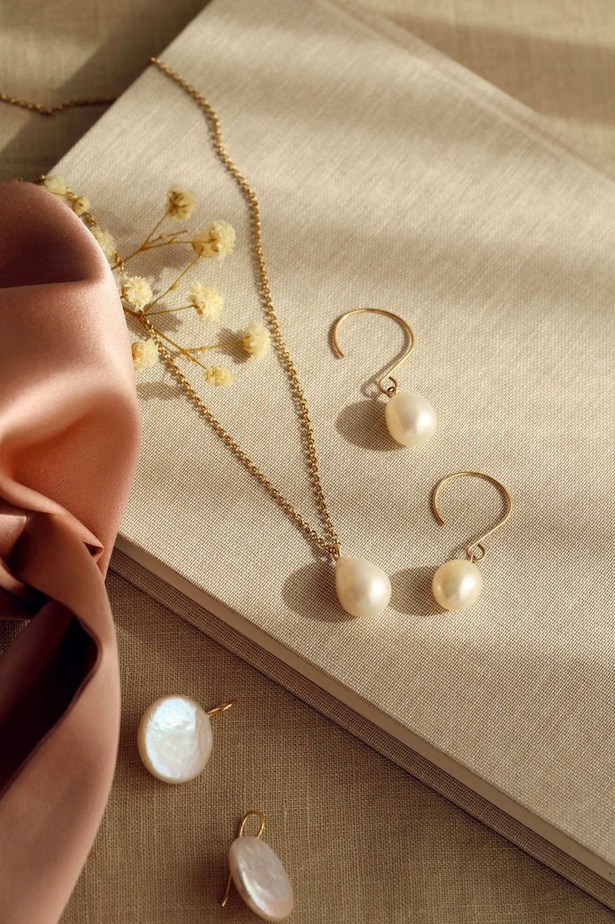 Jupiter Pearl Earrings from GAÂLA