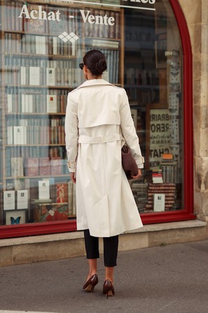 Nicole Cotton Trench Coat from GAÂLA