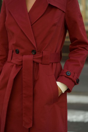 Benedicte Cotton Trench Coat from GAÂLA