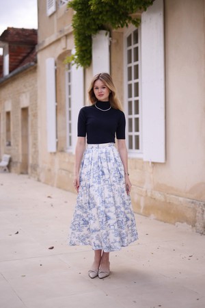 Florence Toile De Jouy Skirt from GAÂLA