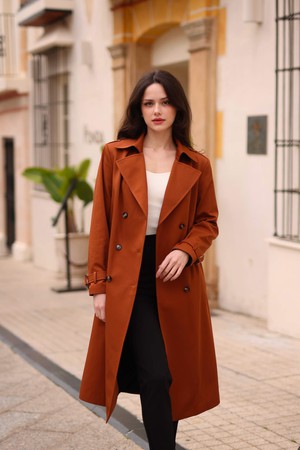 Nicole Cotton Trench Coat from GAÂLA