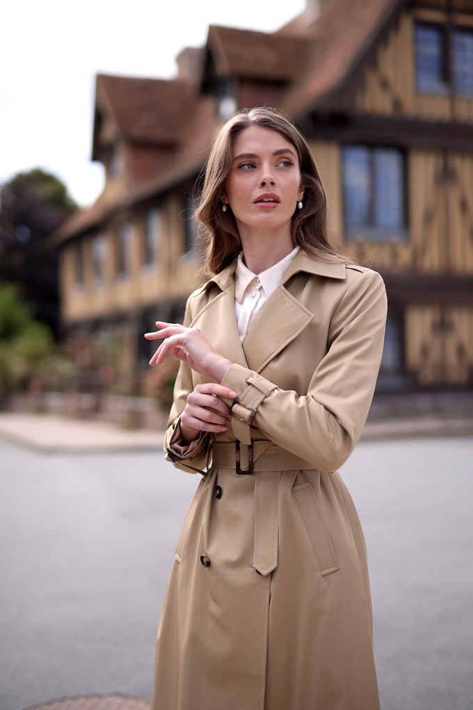 Nicole Cotton Trench Coat from GAÂLA