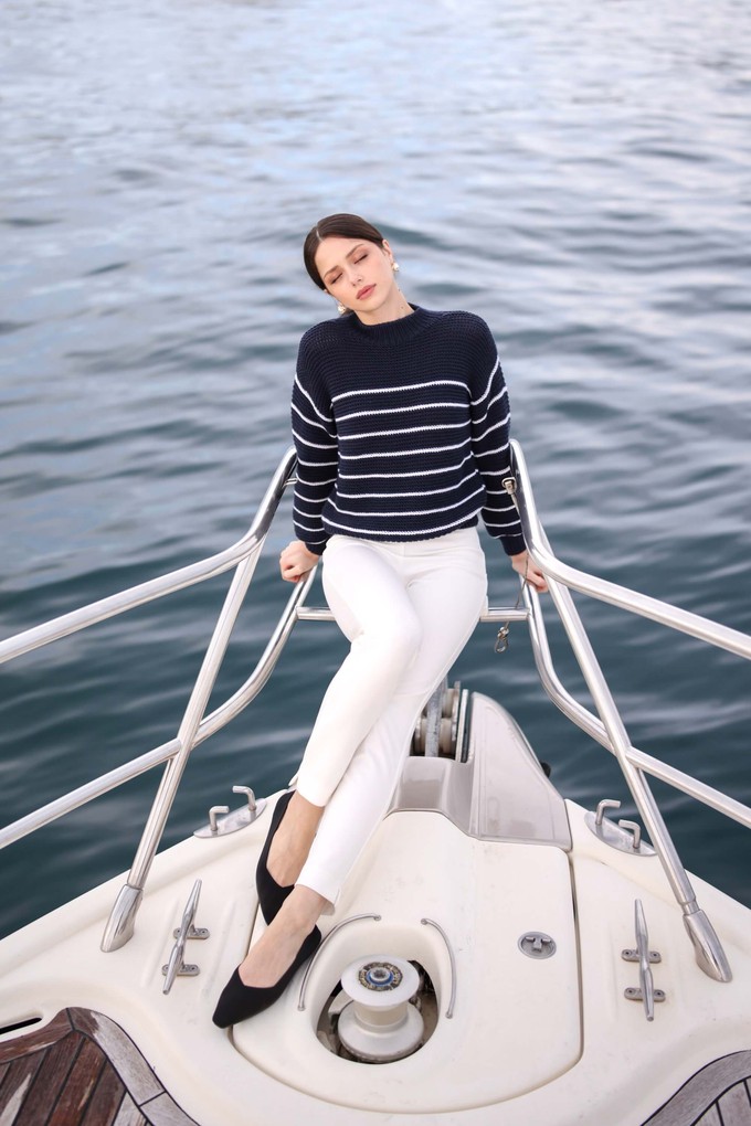 Marine Merino Wool Sweater from GAÂLA