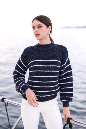 Marine Merino Wool Sweater from GAÂLA