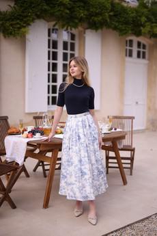 Florence Toile De Jouy Skirt via GAÂLA