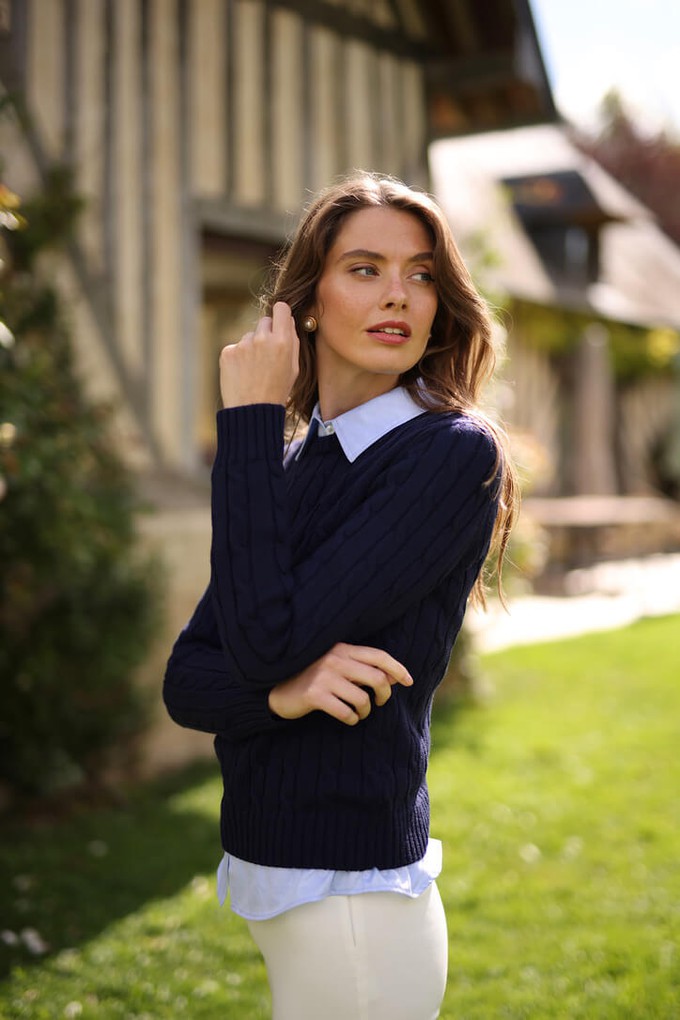 Christina Cable Knit Sweater from GAÂLA