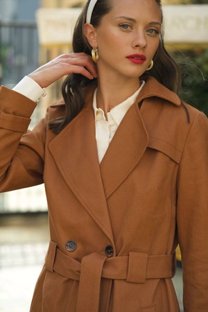 Benedicte Cotton Trench Coat from GAÂLA