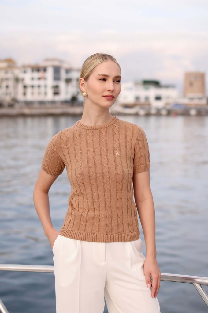 Tina Cable Knit Top from GAÂLA