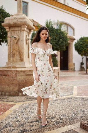 Elodie Ruffle Dress from GAÂLA