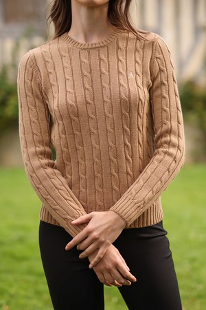 Christina Cable Knit Sweater from GAÂLA