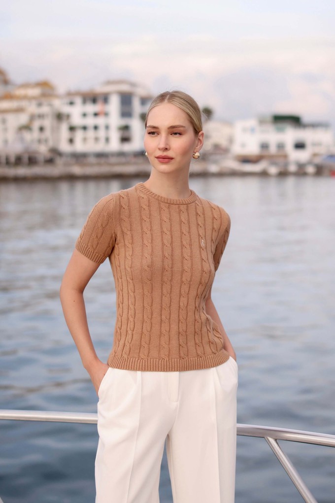 Tina Cable Knit Top from GAÂLA