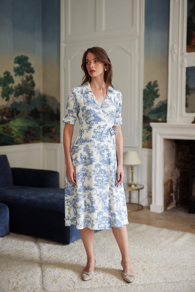 Elsie Toile De Jouy Dress from GAÂLA