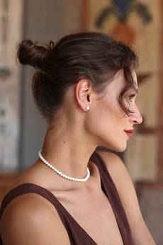 Jackie Pearl Earrings via GAÂLA