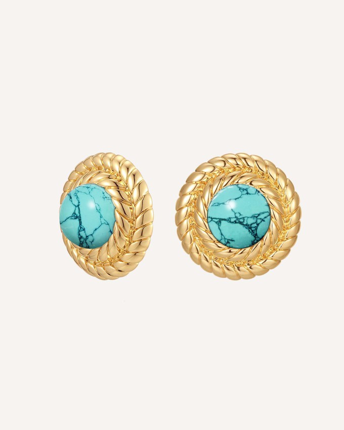 December Birthstone Earrings - Turquoise from GAÂLA