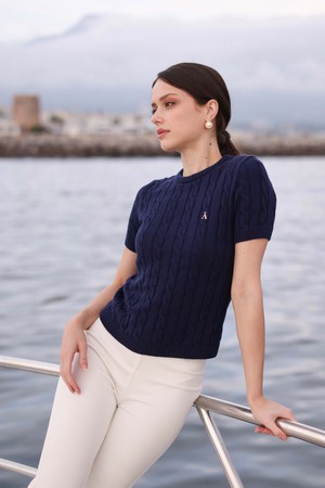 Tina Cable Knit Top from GAÂLA