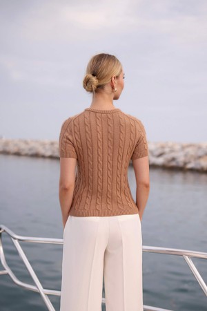 Tina Cable Knit Top from GAÂLA