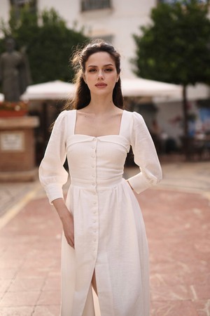 Esther Linen Dress from GAÂLA