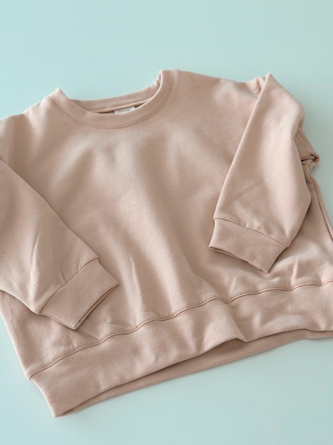 Oversized sweater organic cotton – Sand from Glow - the store