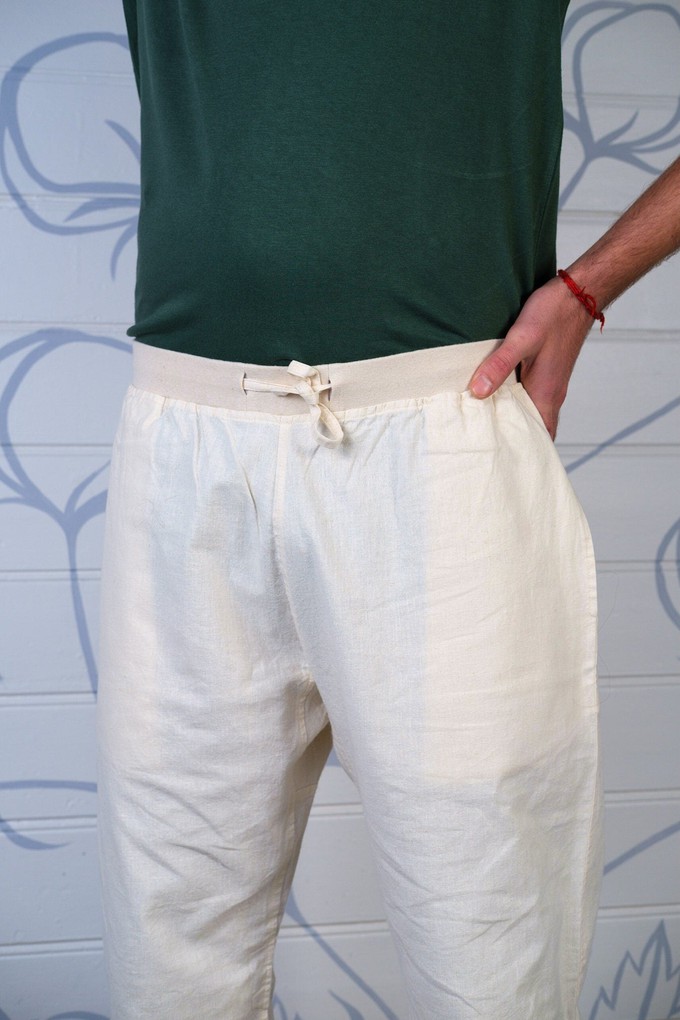 White Yoga Pants for Men