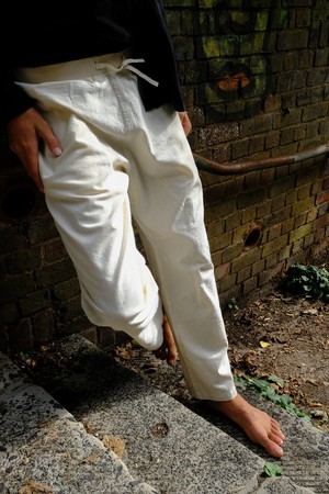 Project Cece  Hemp & Organic Cotton Yoga trousers - Mens indian style yoga  pants - Hemp Pyjamas