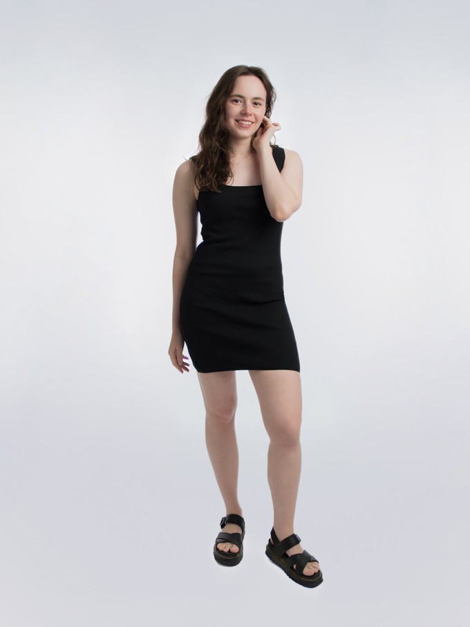 Square Ribbed Dress from Honest Basics