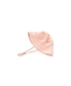 Vali Hat – Apricot Gingham via Ina Swim