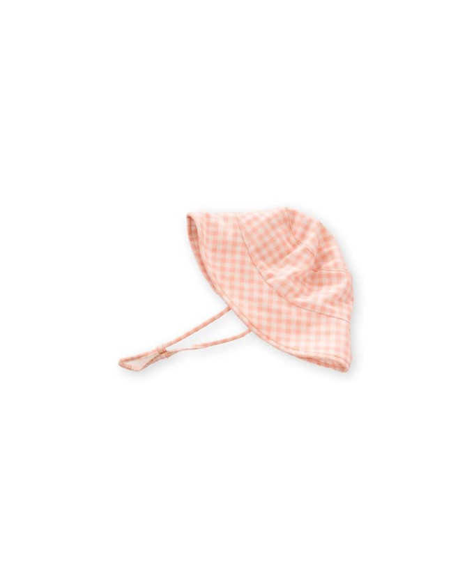 Vali Hat – Apricot Gingham from Ina Swim