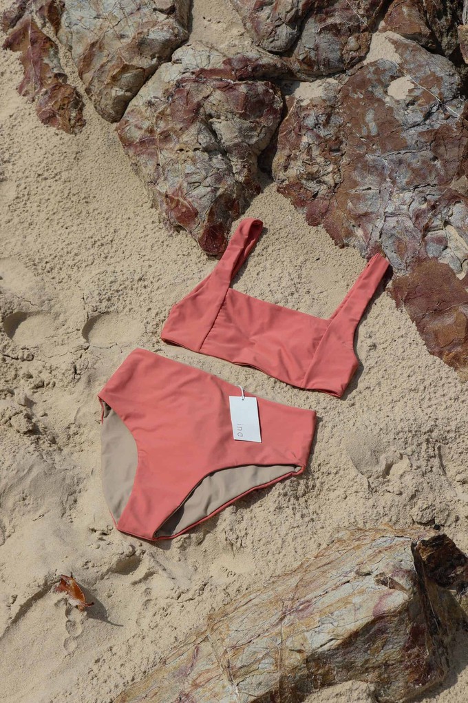 The Bay Swim Top – Sand Colour from Ina Swim