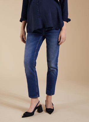 Over the Bump Organic Cotton Maternity Boyfriend Jeans from Isabella Oliver