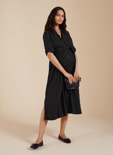 Kelsy Maternity Dress with TENCEL™ via Isabella Oliver