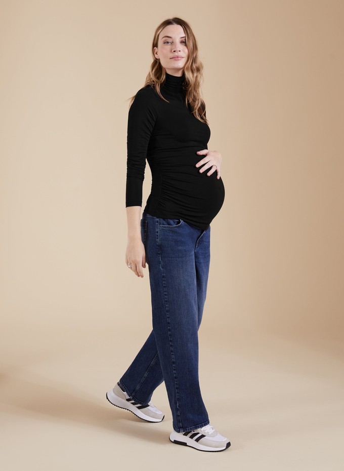 The Essentials Maternity Turtleneck Top from Isabella Oliver