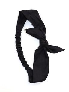 Organic Cotton Black Headband via Jenerous