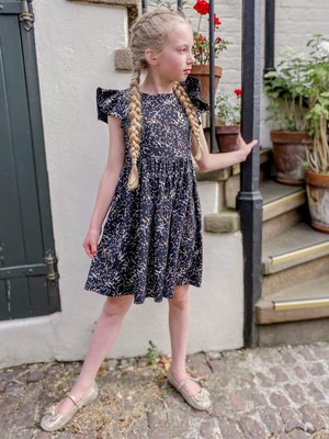 Organic Cotton Grace sparkle girls prom dress from Jenerous