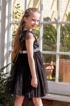 Girls Black Princess Dress from Jenerous