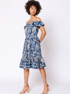 Pre-Loved Indigo Floral Transformation Dress - Size 10 via Jenerous