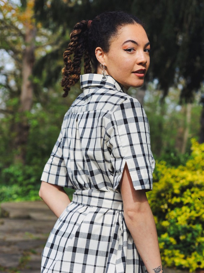 Restore Check Shirt Dress from Jenerous