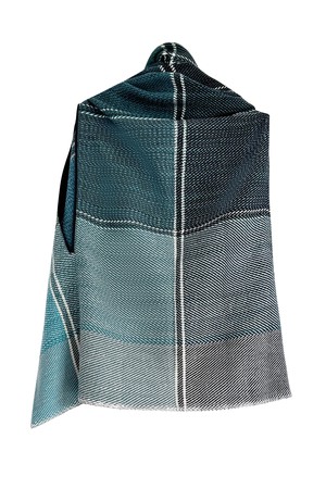 NEW! PETITE PLAID Wool Cape Tranquility from JULAHAS