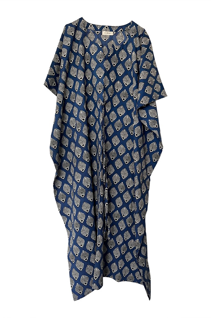 NEW! Cotton Kaftan Long Fish Print from JULAHAS