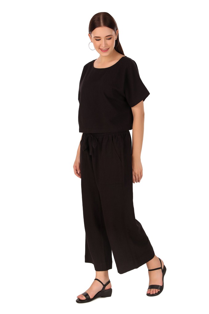 NEW! Cotton Hemp Top Black from JULAHAS