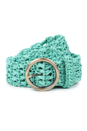 RAFFIA Belt Mint from JULAHAS