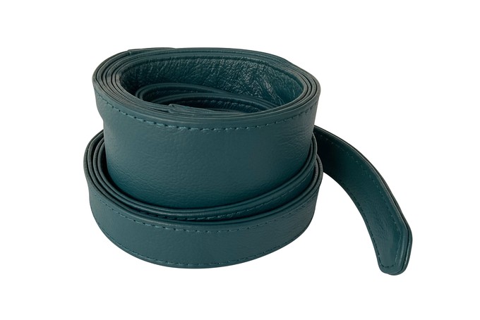 Leather Obi Wrap Belt Teal from JULAHAS