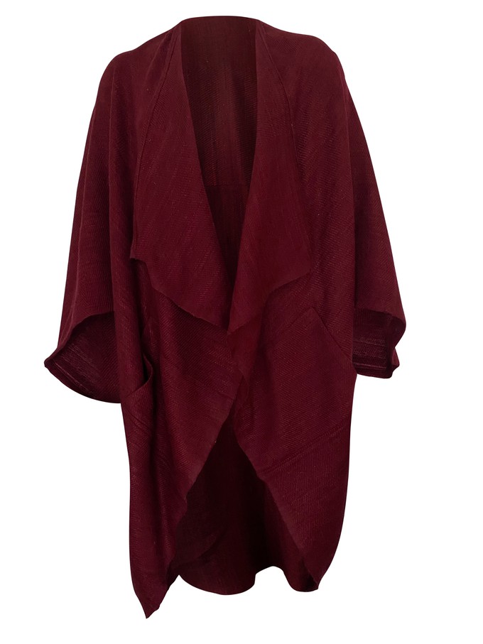 JULAHAS+ Jiva Wool Silk Kimono Fire from JULAHAS