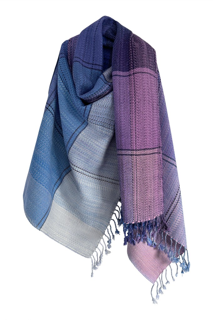 NEW! PLAID Wool Cape Serenity from JULAHAS