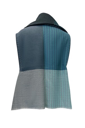 NEW! JULAHAS+ Light Wool Cape Fusion Teal from JULAHAS