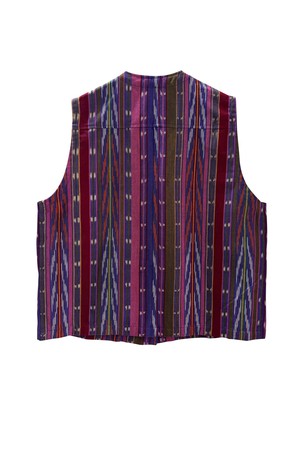 Ikat Utility Vest No.01 from JULAHAS